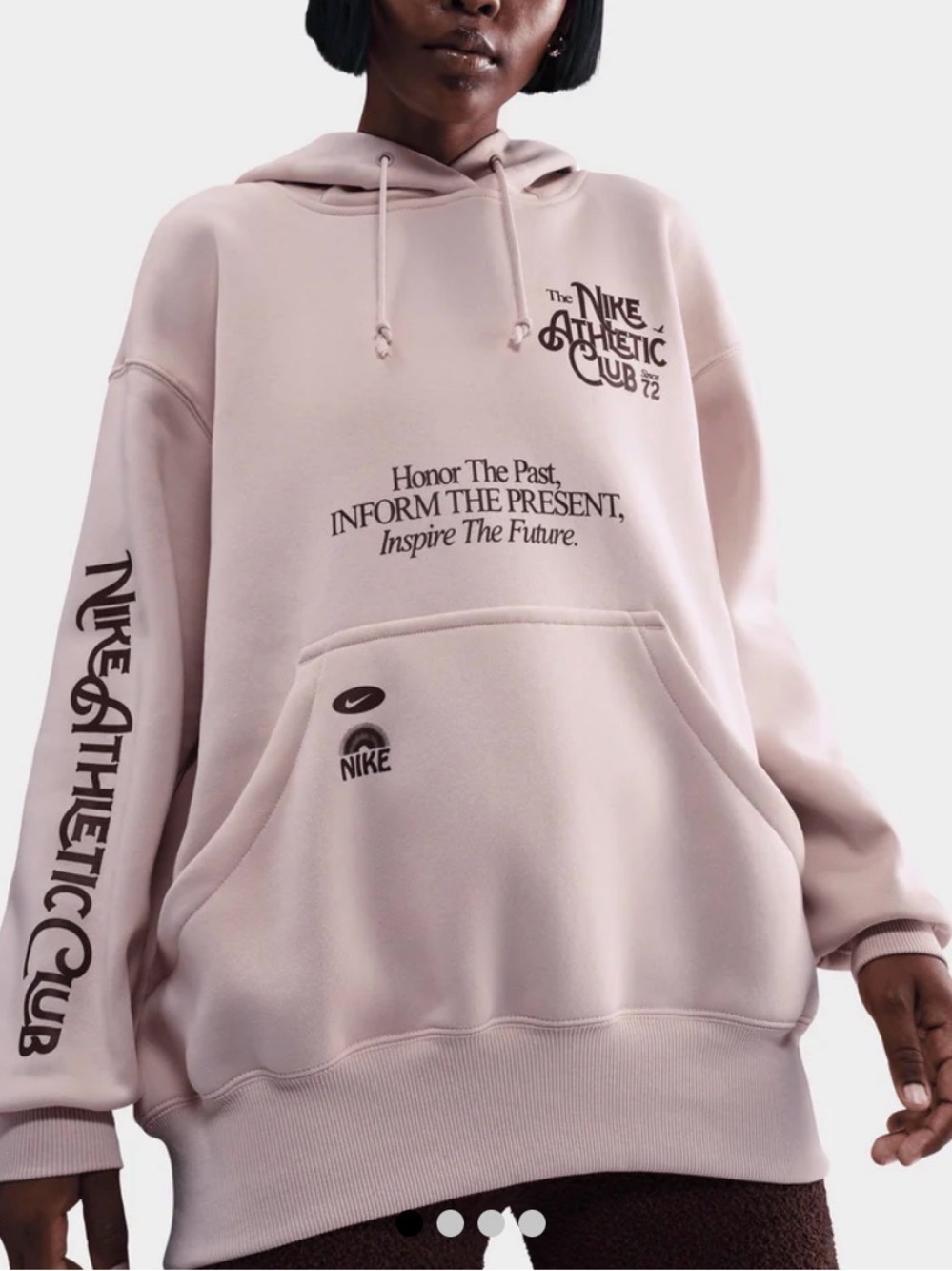 Nike Pale Pink Athletic Club Hoodie